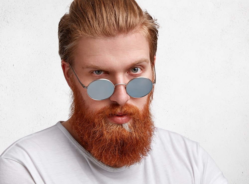 Striking Blonde Hair And Red Beard Styles For