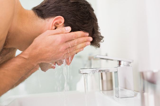 cleaning skin for faster beard growth