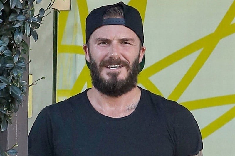 david beckham beard style