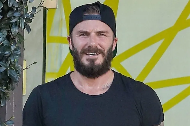 beckham full beard