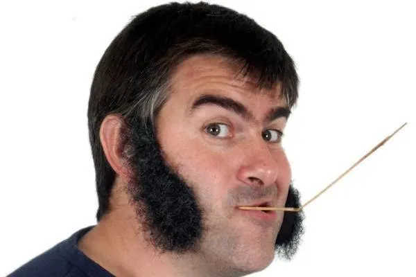 Sideburns beard style for men