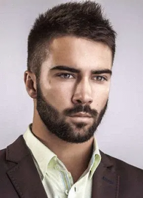 6 Medium Stubble Beard Style