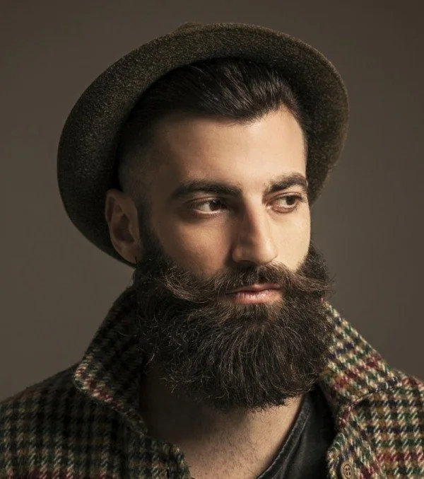 Short Neat Amish Beard No Mustache Clean Edges