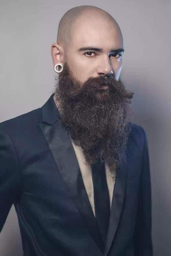 25 Classy Beard Styles Dedicated To Bald Men Beardstyle 6391