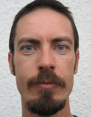 Mexican disconnected mustache and goatee