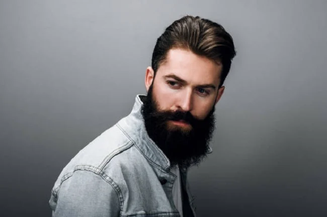 masculine bearded man