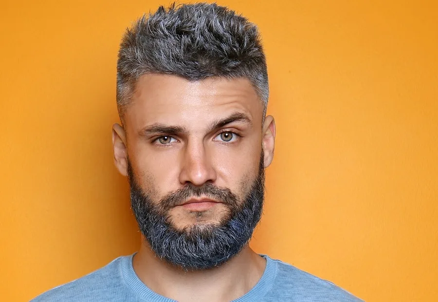 rugged beard look