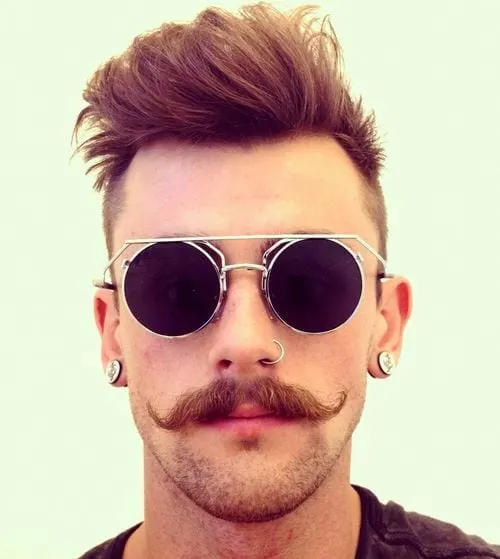 handlebar mustache for men