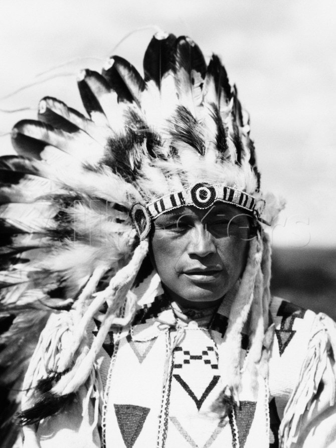 hair facial American indians