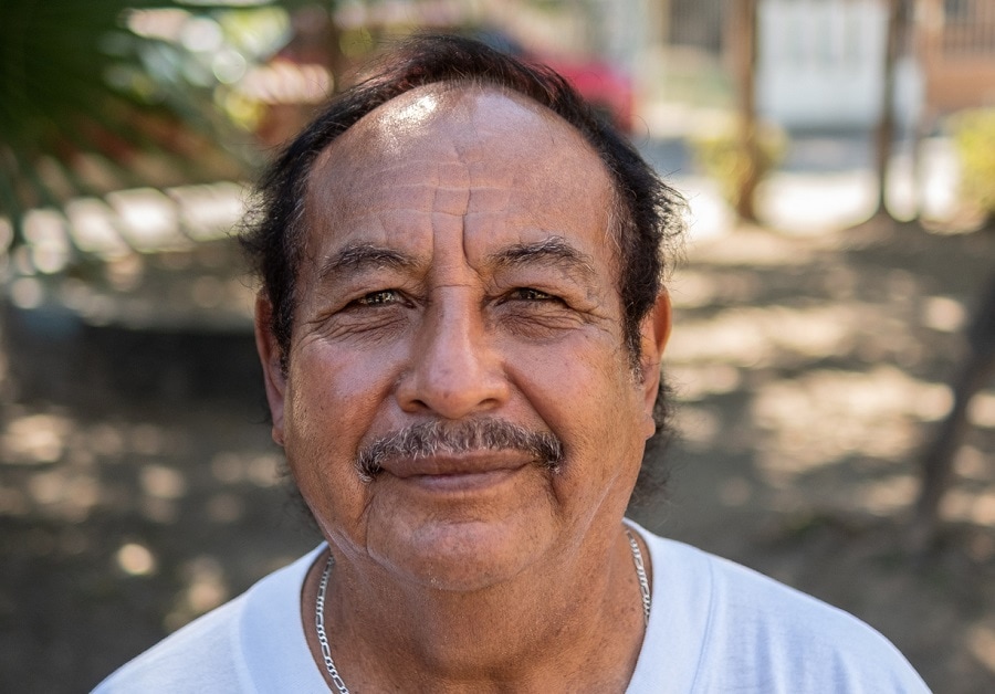 Mexican mustache for older men