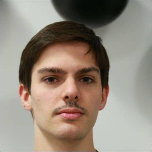 thin mustache