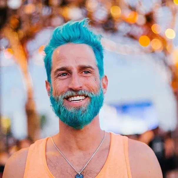 blue color beard your favorite