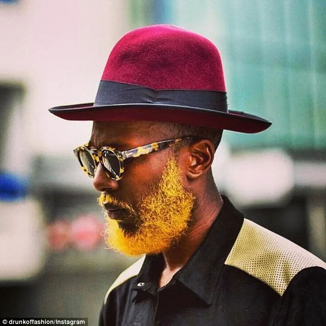 Golden Yellow color beard you like