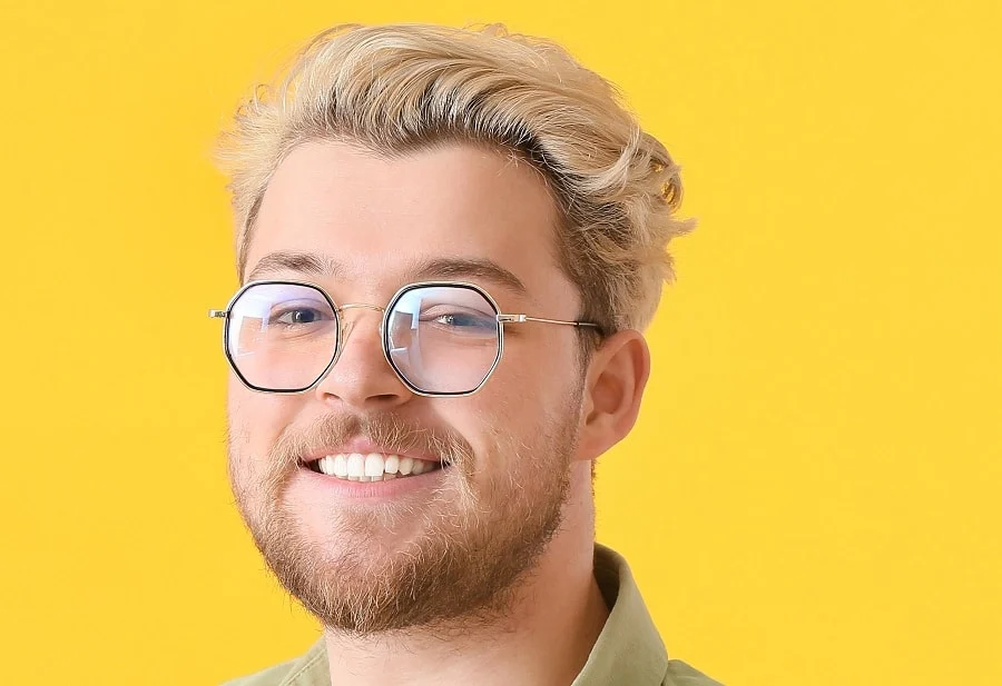 guy with colored beard