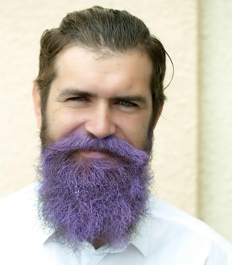 lavender color beard