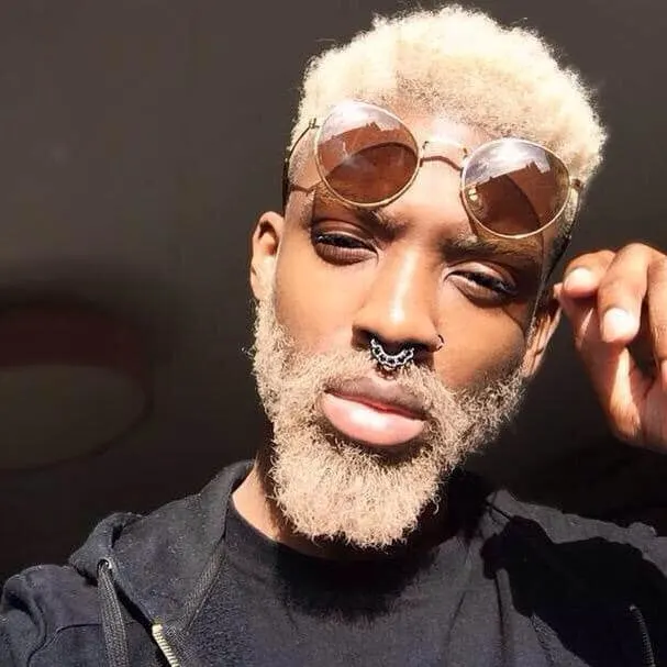 blonde beard