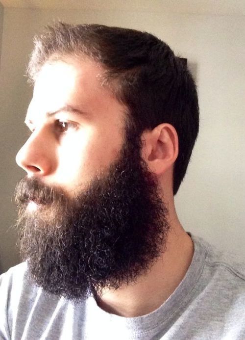 Beard grows outlet curly