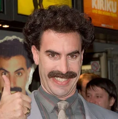 sacha baron's borat mustache