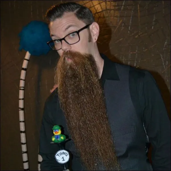 very long goatee beard
