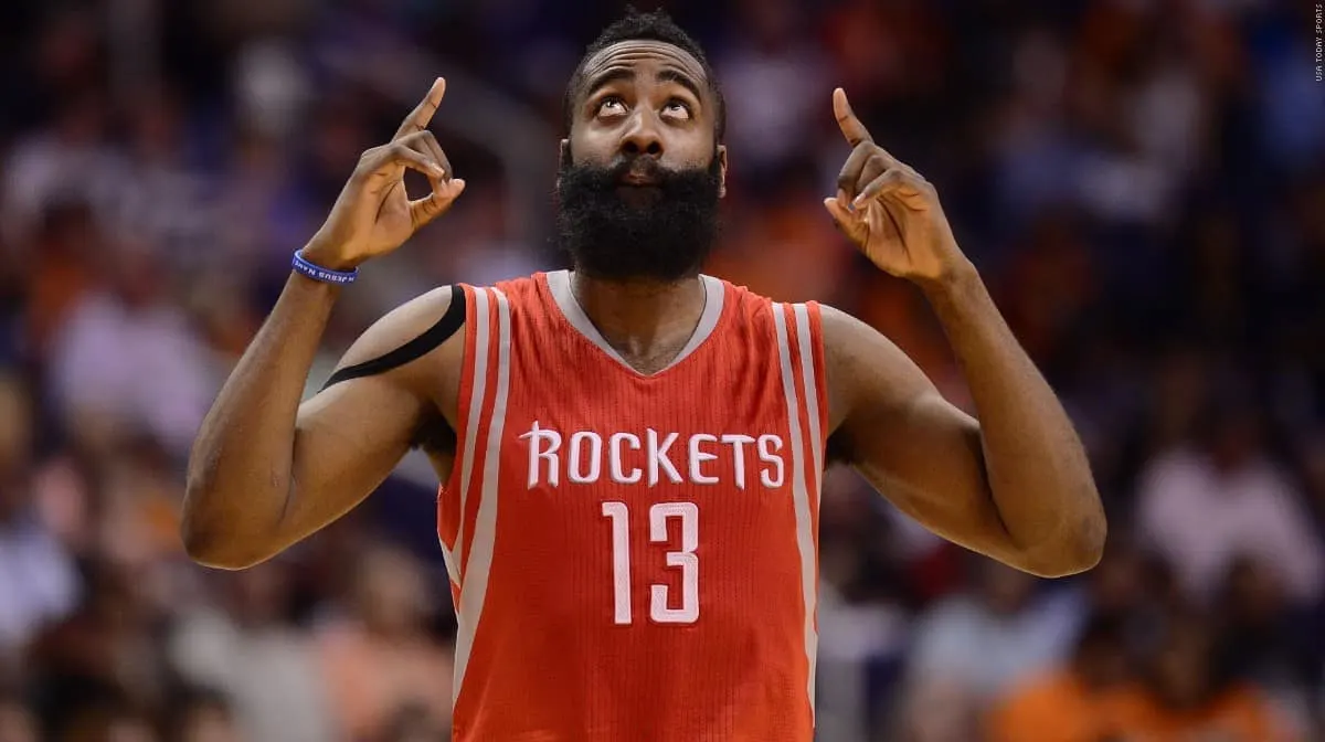 James Harden with beard