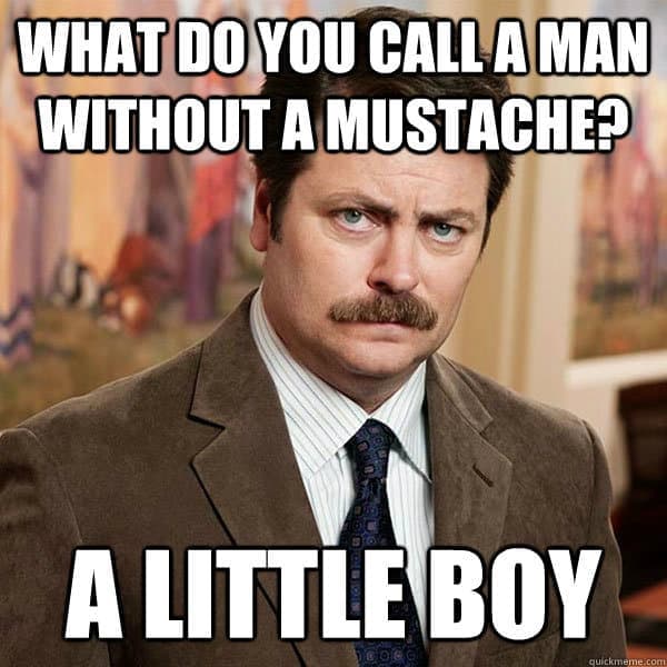 funny moustache meme