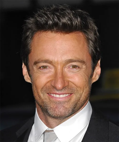 Hugh Jackman in shadow beard