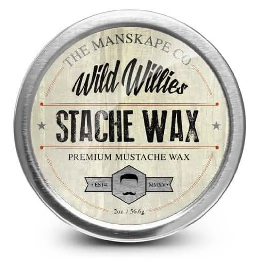 3. Wild Willie’s All Natural Mustache and Beard Grooming Wax