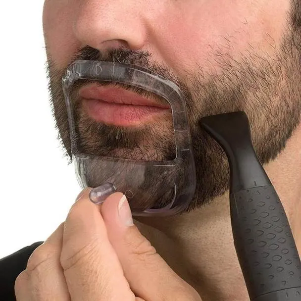 beard shaping tool to trim beard neckline