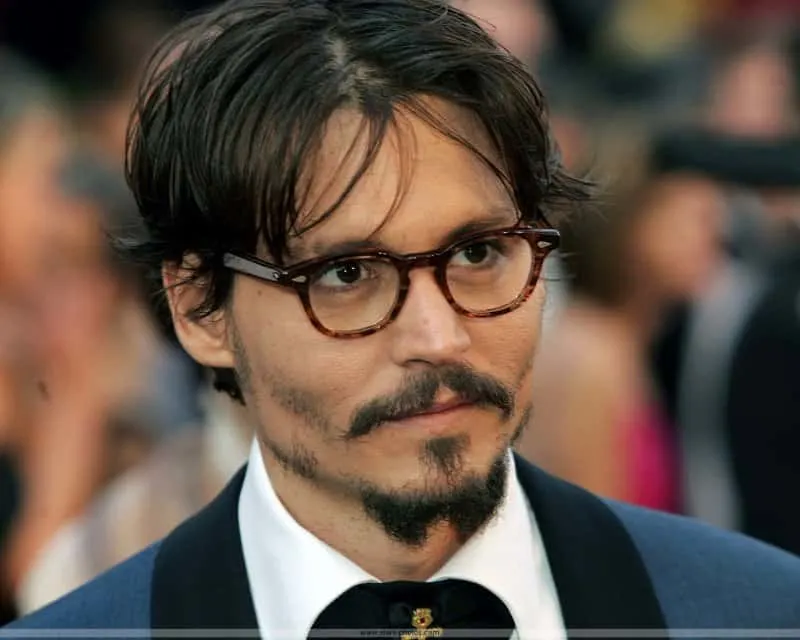 johnny Depp french fork beard