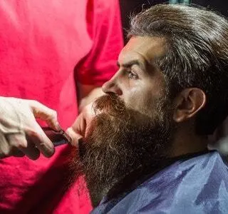 how to shape or trim long beard