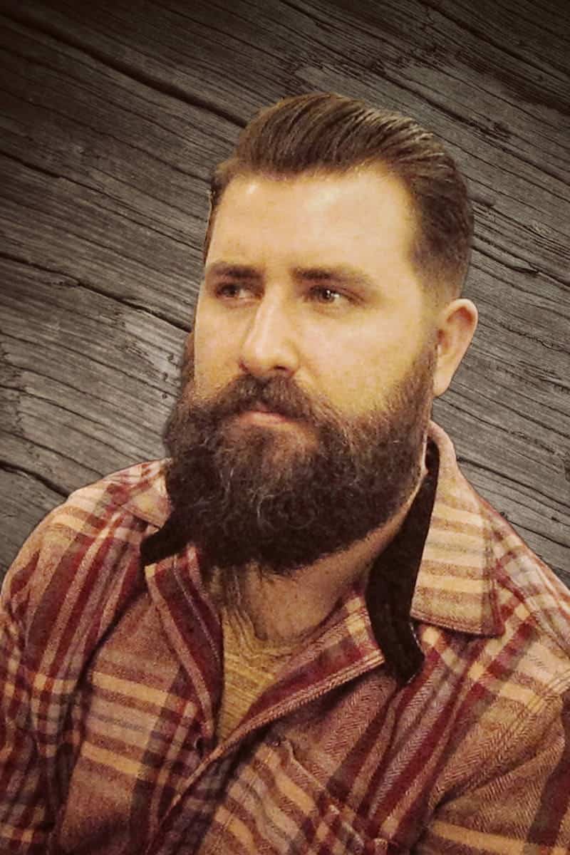 tapered lumberjack beard
