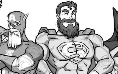 Superheroes beardstyle
