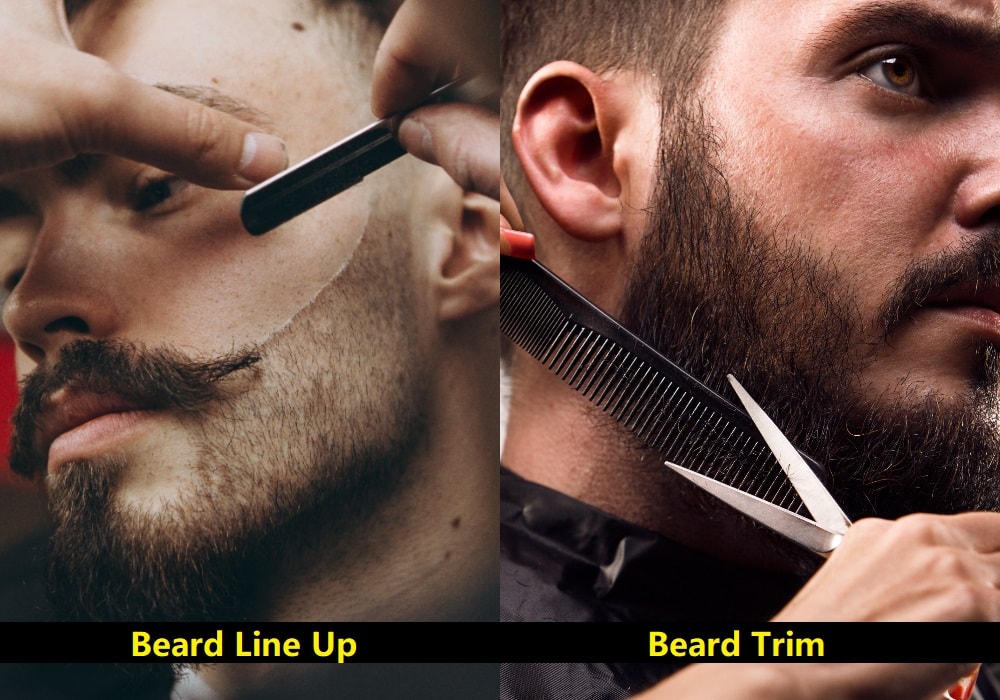 Beard Line Up Vs. Trim