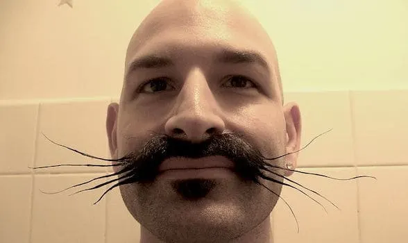 Whiskers - a funny mustache name