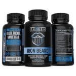 IRON BEARD: Beard Growth Vitamin Supplement for Men by Zhou Nutrition