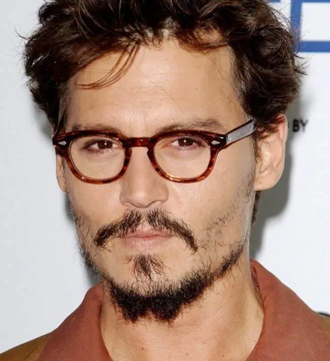 scraggly beard