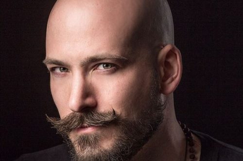 How A Bald Guy Should Wear A Mustache + Top 8 Styles