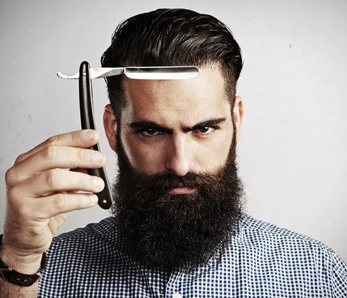 style the beard to make your beard soft