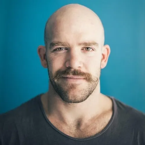 bald guy with mustache