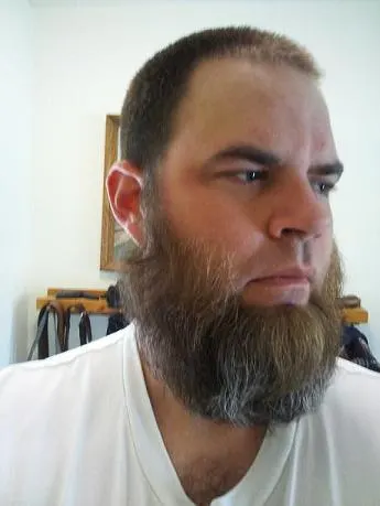 full grown spade beard