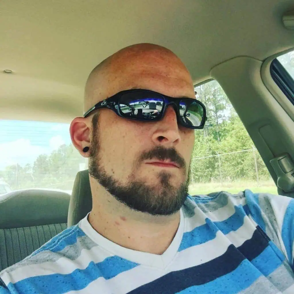 Bald Head Scruffy Chin Strap Soul Patch