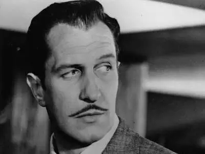 Vincent Price thin mustache