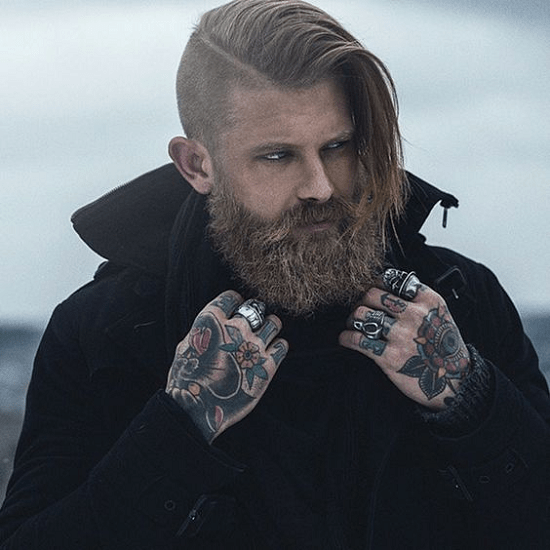 Inspirational Ideas On Hair And Full Beard Styles Combinations