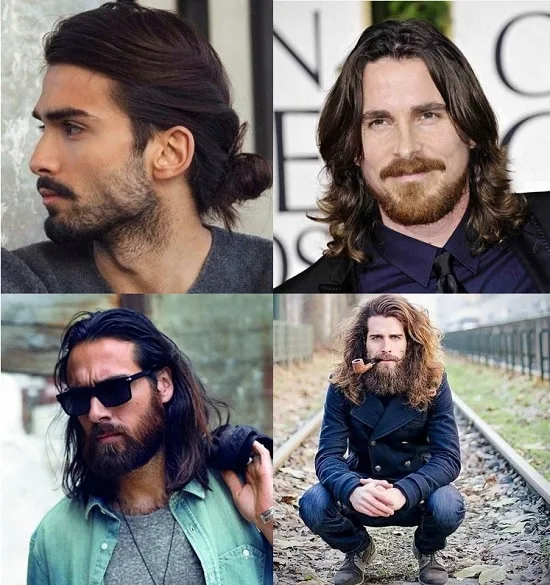 beard for long hair