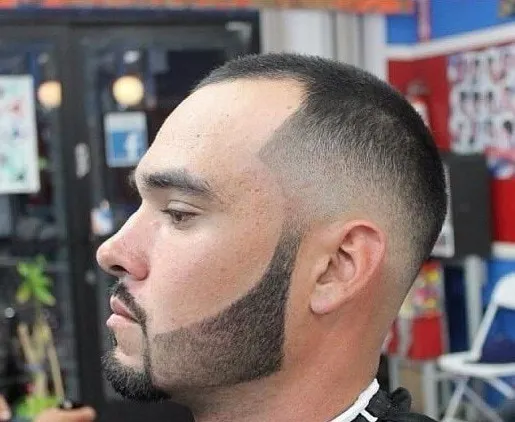 faded beard design