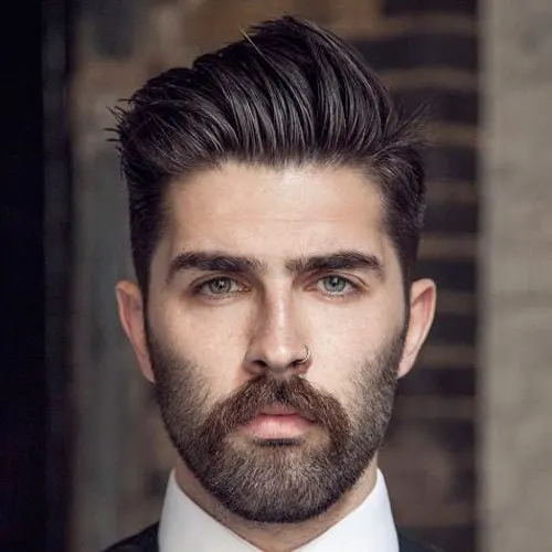 different beard styles for oval face 
