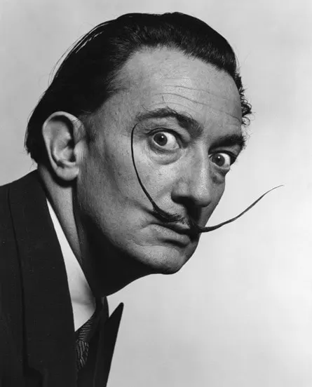 salvador dali mustache