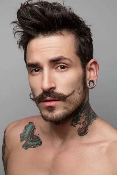 salvador dali mustache for long faced men