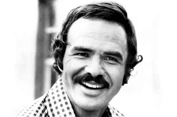 Burt Reynolds with walrus mustache style