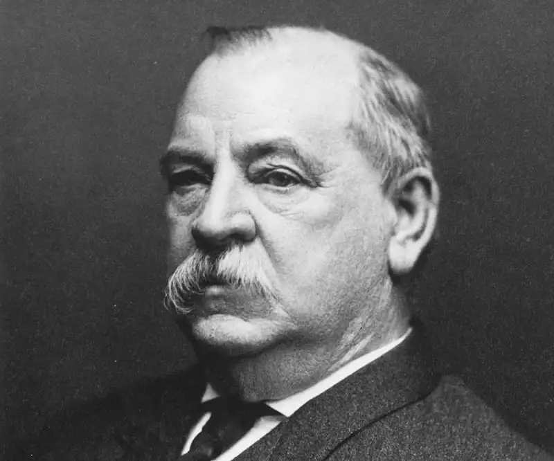 Grover Cleveland - USA President with mustache